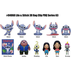 Monogram Lilo & Stitch Movie Bag Clip