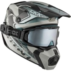 CKX Titan AMS Concordia grey helmet + goggles