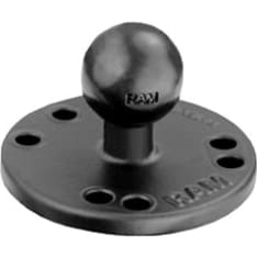RAM B202U Round 63mm flat mount with B series ball