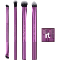 Real Techniques Eye-Conic Essentials 5kpl meikkisivellinsetti + teroitin