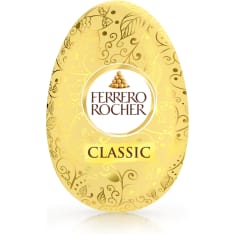 Ferrero Rocher Milk chocolate figurine shell with crushed hazelnut 100g