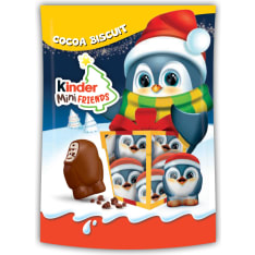 Kinder milk chocolate figure with a filling of milk and pieces of cacao biscuits 122g