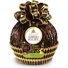 errero Grand Rocher Chocolate shell with crushed hazelnut and dark chocolate 125g Easter