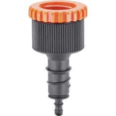 Claber 1/2”-1/4” tippukasteluun sovittimella hanaliitin