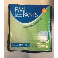 Emi Pants Large 8 kpl virtsankarkailusuoja