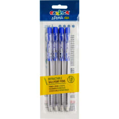 Carioca Sfera 4 pcs Blue Ballpoint Pen