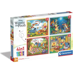 Clementoni Nalle Puh 4-in-1 palapeli