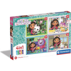 Clementoni Gabby's Dollhouse 4 pcs Jigsaw Puzzle