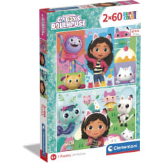 Clementoni Gabby's Dollhouse 2 x 60p Jigsaw Puzzle