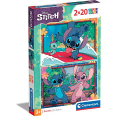 Clementoni 2 x 20 Disney Stitch 20p puzzle