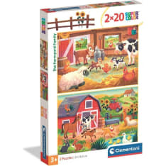 Clementoni The Farmyard Fam 2x20p palapeli