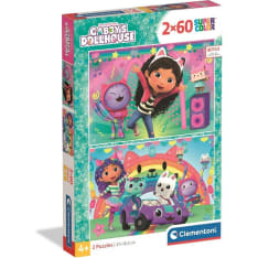 Clementoni Gabby´s Dollhouse 2x60p palapeli