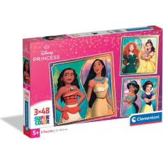 Clementoni Princess 3x48p palapeli