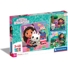 Clementoni Gabby´s Dollhouse 3x48p palapeli