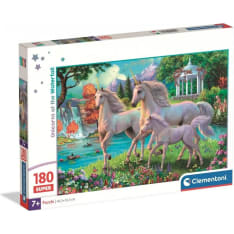 Clementoni Super Unicorns At The Waterfall 180p jigsaw puzzle