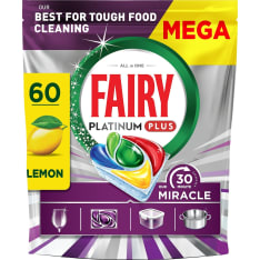Fairy Platinum Plus All in One 30 Minute Miracle 60kpl konetiskitabletti