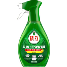 Fairy 3-in-1 Power Spray Lemon 500ml dishwashing spray