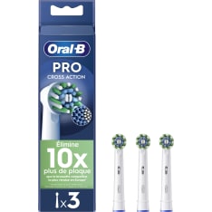 Oral-B CrossAction -replacement brush CleanMaximiser, 3 pcs