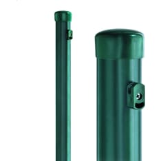 Lektar green round fence post