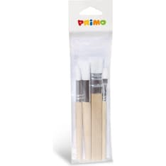 PRIMO 4 synthetic brushes with a woodenhandle