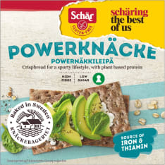 Schär gluteeniton 225 g Powernäkkileipä