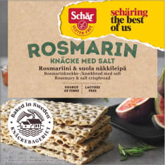Schär gluteeniton 230 g Rosmariini & Suola näkkileipä