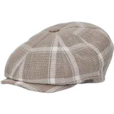 Hat You men's checkered flat cap