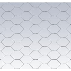 Lektar 40 mm silmällä 10 m sinkitty kuuskulmaverkko