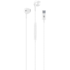 MusicSound USB-C Capsule headphones white