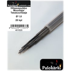Palokärki 1,6mm 20kpl muuntaja/tasasuuntaaja hitsauspuikko
