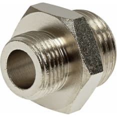 Adapter 1/4-3/8 straight male-male brass a1