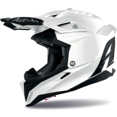 Airoh Aviator 3 Color valkoinen crossikypärä