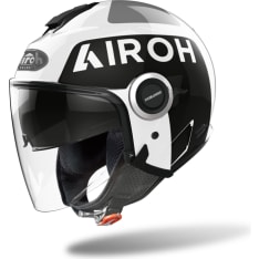 Airoh Helios Up valkoinen kiiltävä kypärä