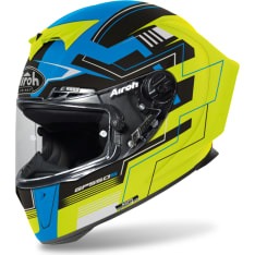 Airoh GP 550 S Challenge sininen/keltainen matta kypärä