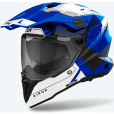 Airoh Helmet Commander 2 Reveal Blue Glossy