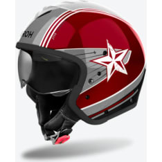 Airoh Helmet J 110 Command Burgundy Gloss