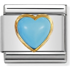 Nomination Composable Classic Heart Stone piece