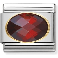 Nomination Composable Classic Faceted Stone piece