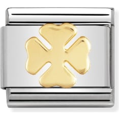 Nomination Classic 030115/06 four-leaf clover piece