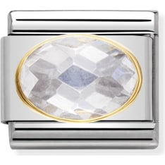 Nomination Composable Classic Faceted Stone piece