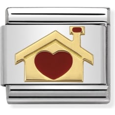 Nomination Classic 030283/07 home w heart piece