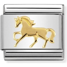 Nomination Classic 030149/26 galloping horse piece