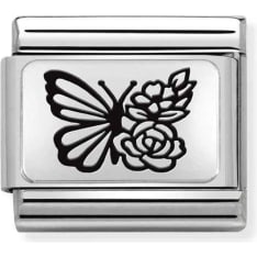 Nomination Composable Classic Butterfly/Flower piece