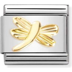 Nomination Composable Classic Dragonfly diamond-cut piece