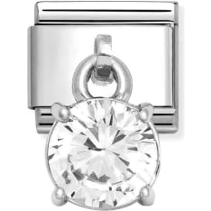 Nomination Classic 331812/09 white round piece