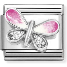 Nomination Classic 330321/09 butterfl pink wh piece