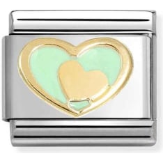 Nomination Classic 030283 heart heart black piece