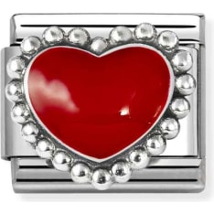 Nomination Classic 330204 raised heart piece