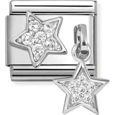 Nomination Classic 331817/16 pavè 2 stars piece