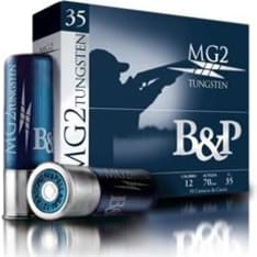 B&P MG2 Tungsten 12/70 35 g 2.5 mm 10 pc cartridge